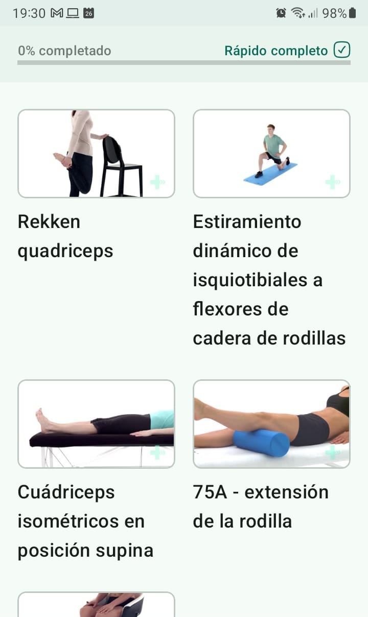 Tendinitis del cuádriceps programa de ejercicios